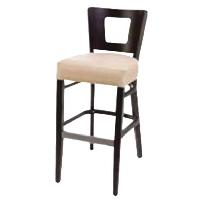 Atlantic Solid Back High Chair with Hole
