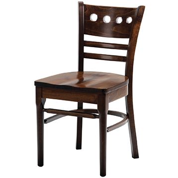 Baltimore Solid Seat Round Hole Side Chair