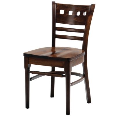Baltimore Solid Seat Square Hole Side Chair