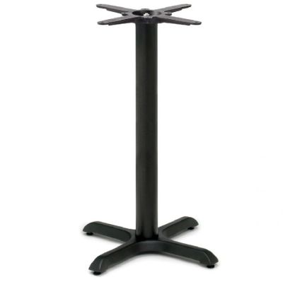 Durham Small Mid-Height Table Base (Black)