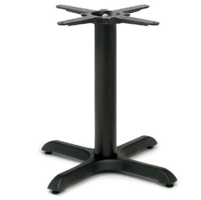 Durham Small Coffee Height Table Base (Black)