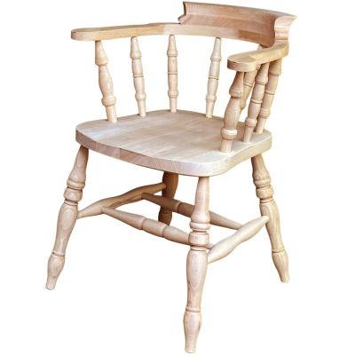 Farmhouse Smokers Bow Open Arm Carver Chair MAP