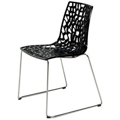 Groove Skid Side Chair