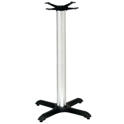 Durham Small CT Poseur Height Table Base (Chrome)