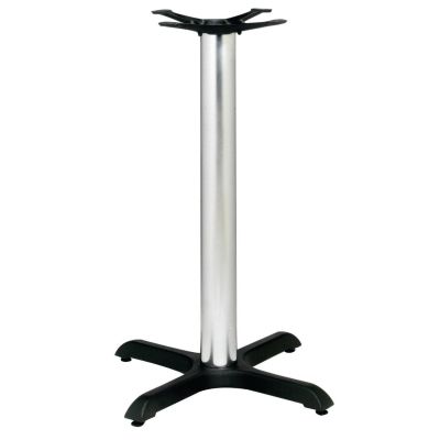 Durham Small CT Dining Height Table Base (Chrome)
