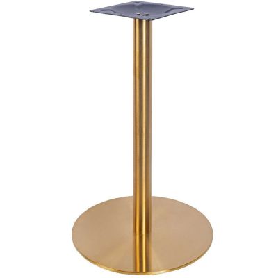 Zeus Round Small Table Base (Brass)