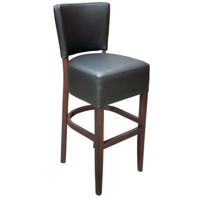 Memphis Standard High Chair (Vena Black / Walnut)
