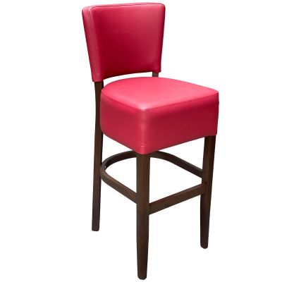 Memphis Standard High Chair (Vena Wine / Walnut)