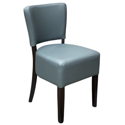 Memphis Standard Side Chair (Vena Grey / Walnut)