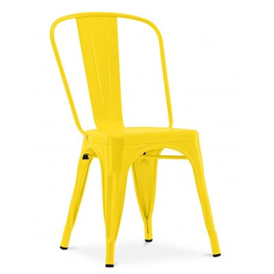 French Bistro Side Chair (Yellow)