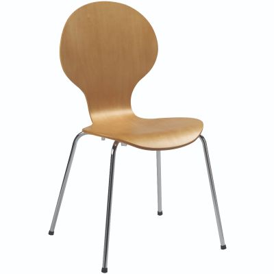 Mile Stacking Side Chair (Natural)
