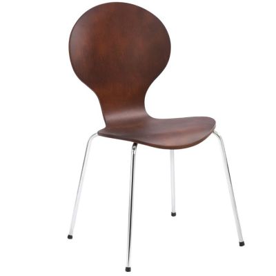 Mile Stacking Side Chair (Wenge)