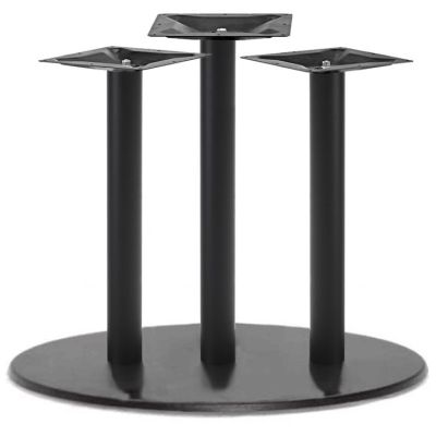 Profile Round XL RT Dining Height Table Base (Black)