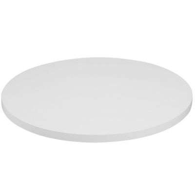 Mono Laminate Round Table Top - 700mm Diameter (White)