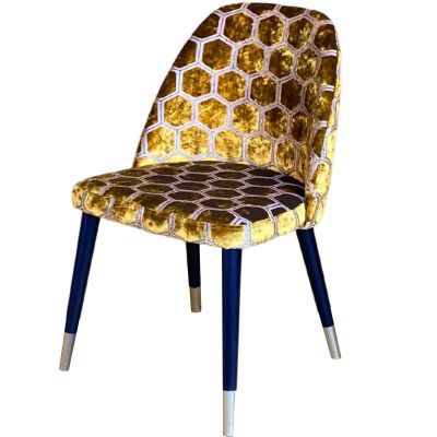 Semifreddo Golden Feet Full Back Side Chair