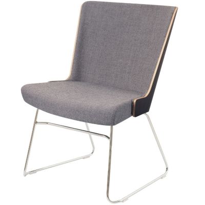 Skapa Semi UPH Skid Base Side Chair (Chrome)