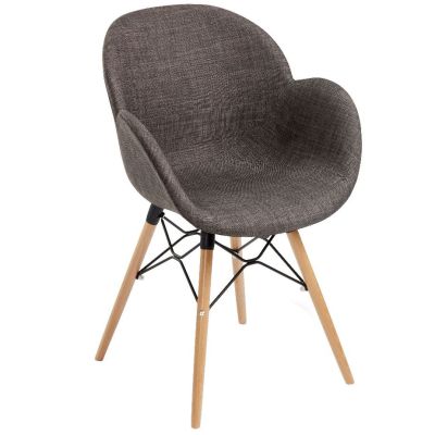 Space Web Frame UPH Carver Chair (Grey / Beech)