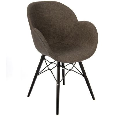 Space Web Frame UPH Carver Chair (Grey / Black)