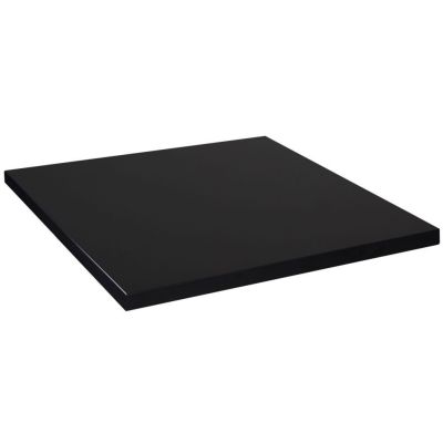 Mono Laminate Square Table Top - 700mm x 700mm (Black)