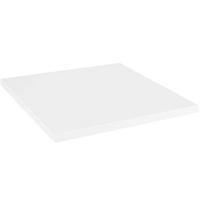 Mono Laminate Square Table Top - 700mm x 700mm (White)