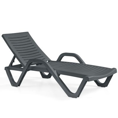 Woody Sunbed (Anthracite)