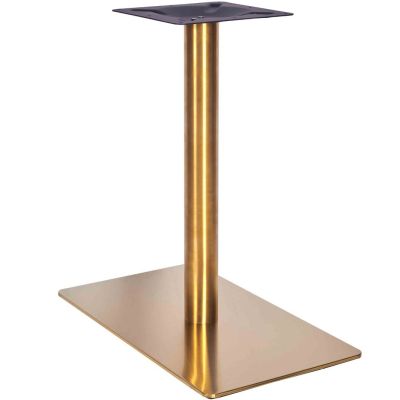 Zeus Rectangle Table Base (Brass)
